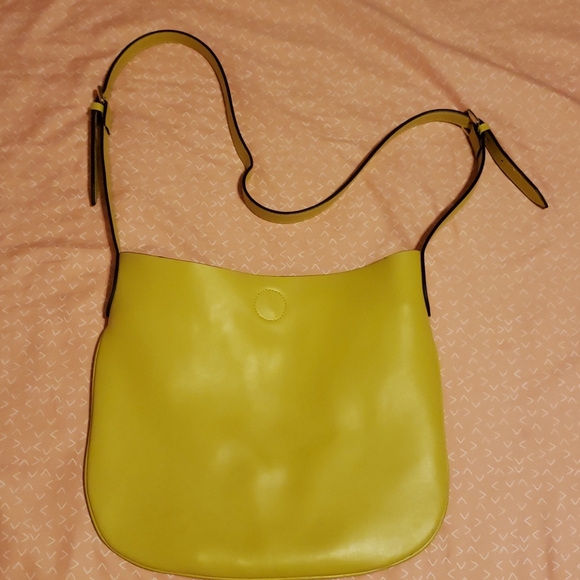 Yellow Leather Purse - Picture 1 of 6